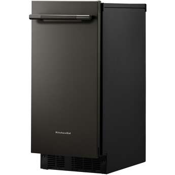 KitchenAid 15 Inch Automatic Clear Ice Maker With 25 Lb Capacity and Built-In Drain Pump: Black Ore — thumbnail 10